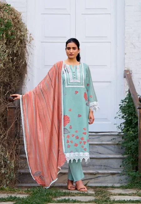 Sukoon By Kimora Linen Cotton Printed Designer Salwar Suits Wholesalers In Surat